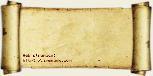 Jovana Pašić vizit kartica